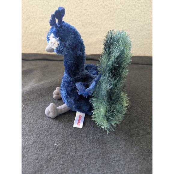 Aurora Peacock Plush 2020 8 Stuffed Animal Lovey EUC Very Clean & Soft - Picture 5 of 7